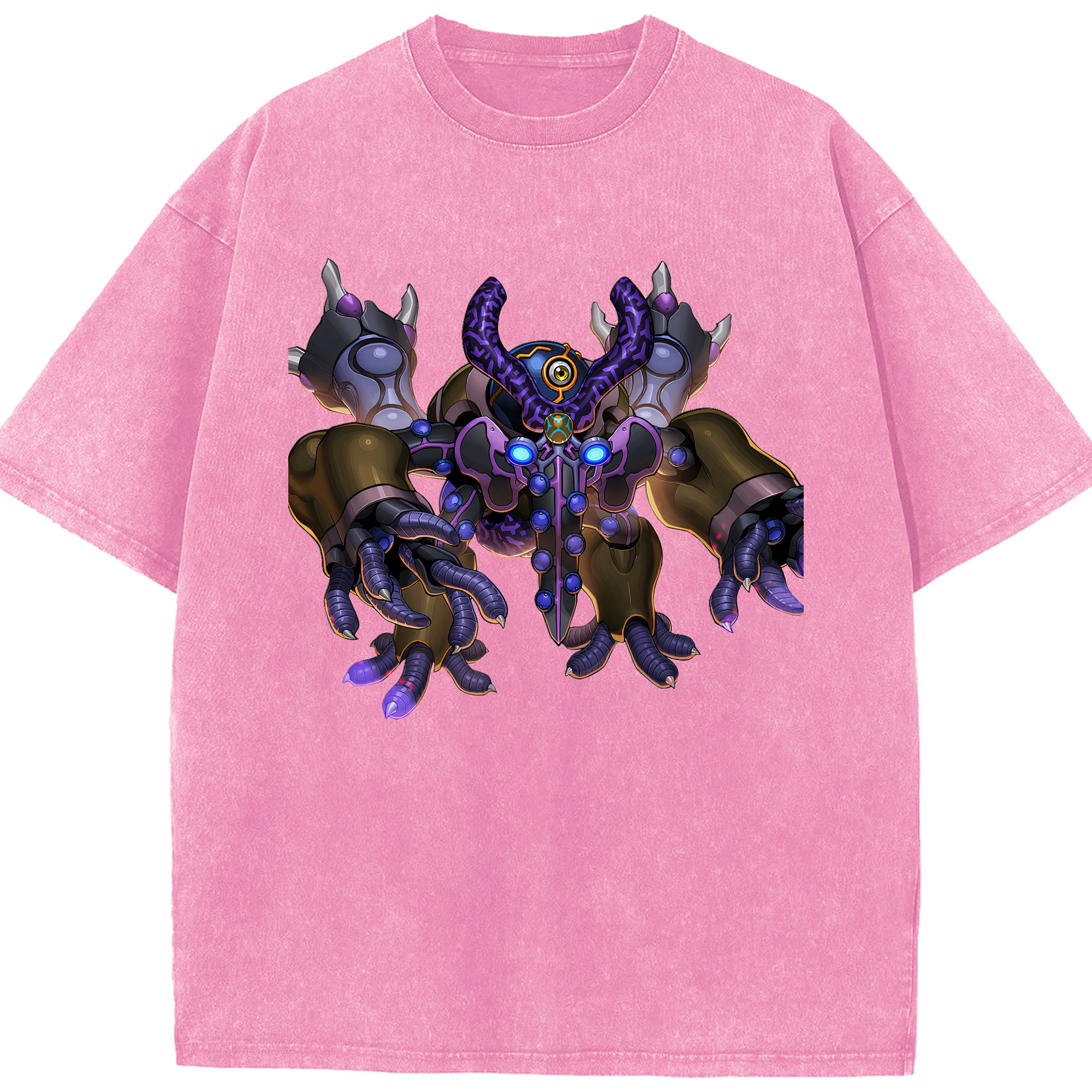 （画像用） 遊☆戯☆王 Yu-Gi-Oh! 綿100% ヴィンテージ風 半袖Tシャツ（フロントプリント）